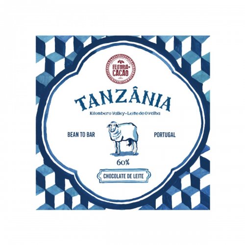 Chocolate de Leite Tanzânia Kilombero Vally 60% + Leite de Ovelha - Feitoria do Cacao