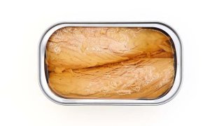 Filetes de Atum com Abacaxi e Hortelã em Azeite